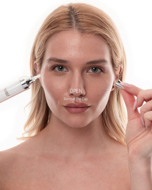 YURSLF PDRN removing the cap